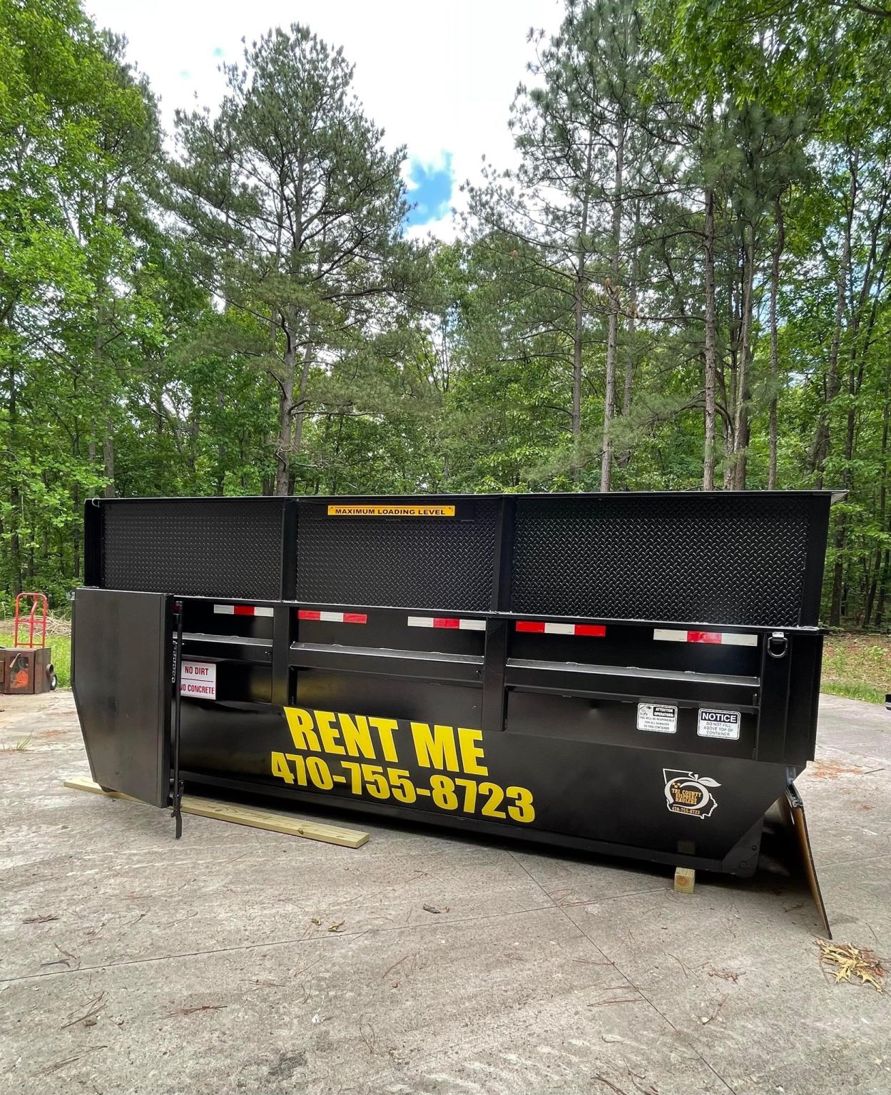20 Yard Dumpsters rental West Ga Tri County Haulers